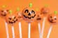 Jack O' Lantern Cake Pops